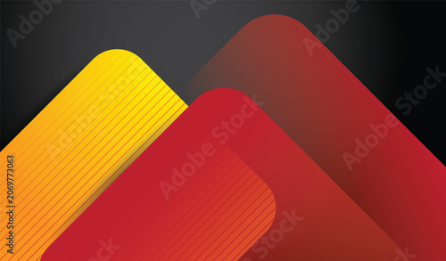 red black gradient and modern abstract background template design