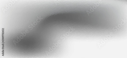 Fotografija Shiny silver foil metallic texture - glossy gray steel gleaming surface, frosted glass effect with blur glare reflection, bright polished metal material