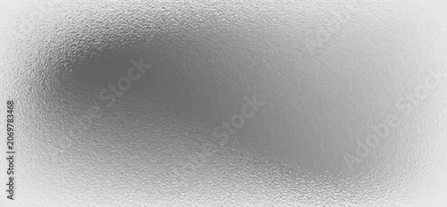Quadro su tela Shiny silver foil metallic texture - glossy gray steel gleaming surface, frosted glass effect with blur glare reflection, bright polished metal material