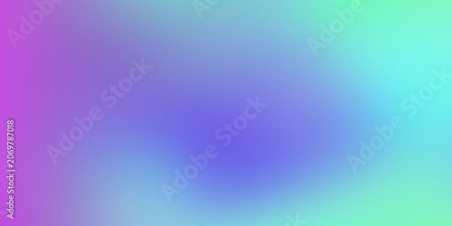 Multi- Color Gradient with Purple Blue and Green Tones abstract background