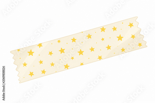 Yellow Stars Washi Tape Strip