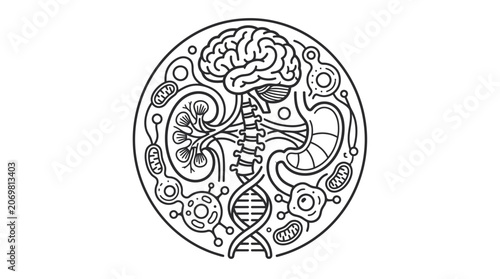 Human Anatomy Science Concept