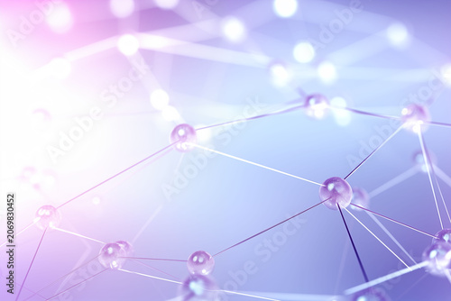 A clean, abstract technology background with a network structure that gradually fades away.