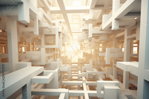 The concept of organizational success is demonstrated by a complex and stable structure.