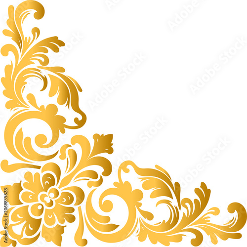abstract floral background with flowers