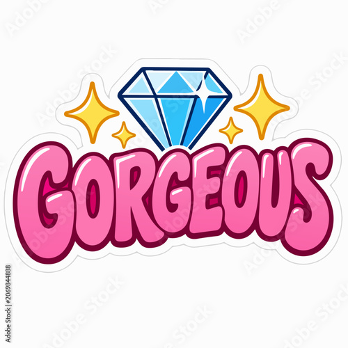 Gorgeous Diamond Sticker Trace