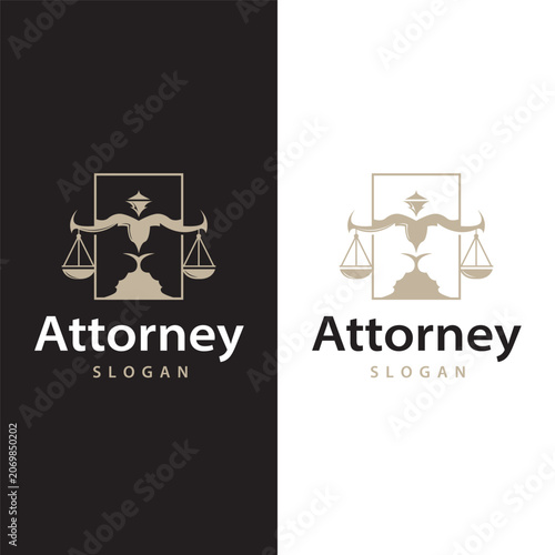 Legal Logo Concept With Simple And Modern Style Balance Scale Logo