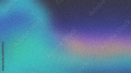 Grainy gradient background with blue and purple hues, abstract lo-fi texture with noise, soft ethereal color blur for digital art 4K grainy texture Background