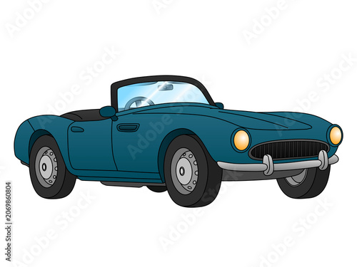 creative illustration of a car