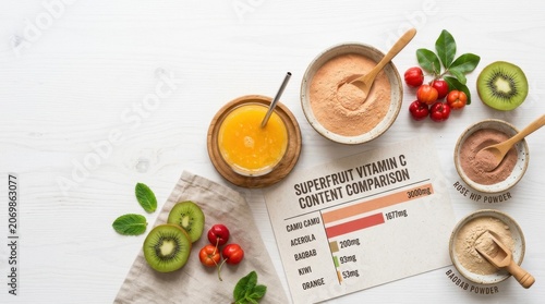 Vitamin Rich Smoothies With Nutrition Analysis Report