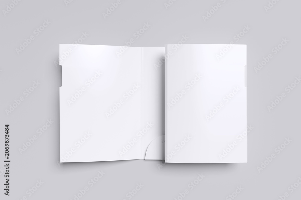Fototapeta premium Realistic Paper Folder Blank