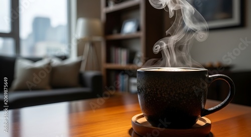 Steaming Cup of Coffee.