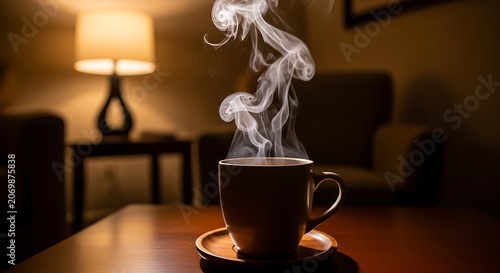 Steaming Cup of Coffee.