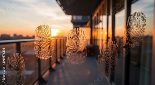 Sunset View from Balcony.