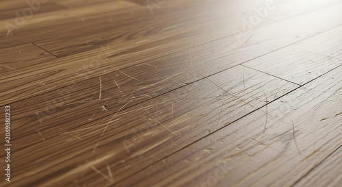 Wooden Floor Planks Closeup.