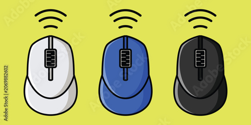Simple PC mouse icon set