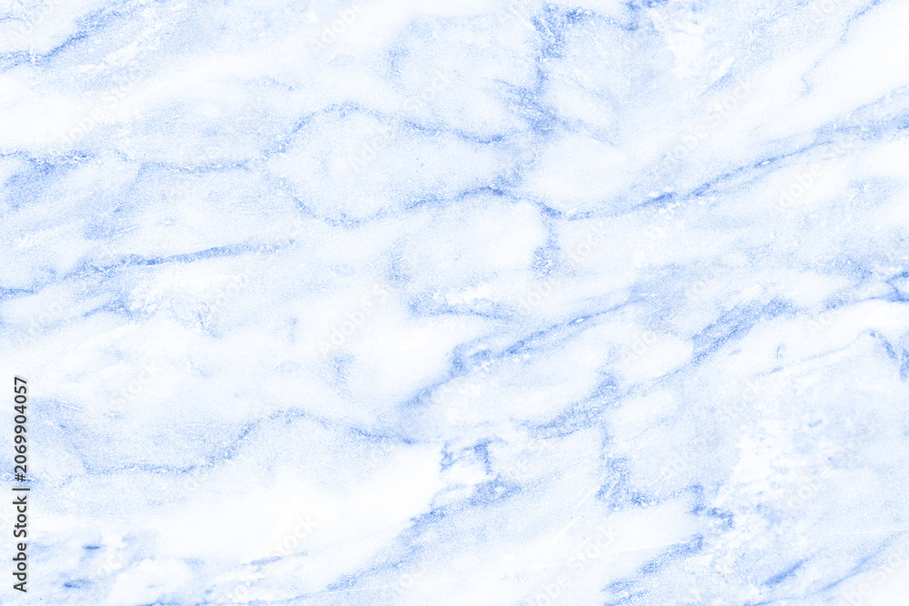 Obraz premium Marble granite blue background wall surface white pattern graphic abstract light elegant gray for do floor ceramic counter texture stone slab smooth tile silver natural for interior decoration.