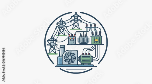 Industrial Energy Power Generation System.