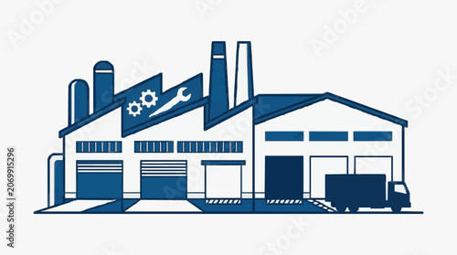Industrial Manufacturing Facility Complex.