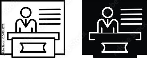 Mathematical Summation Symbol Icon Representing Calculation in Minimalist Style