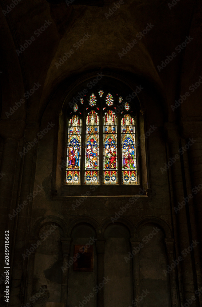 Fototapeta premium interior design and religious decoration of Ely Cathedral, England