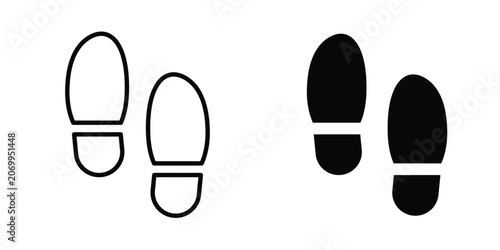Fotografie Footprint icon