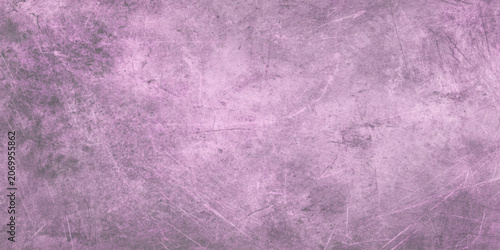Fotografija Purple scratched and grungy textured surface background with scratches and imper