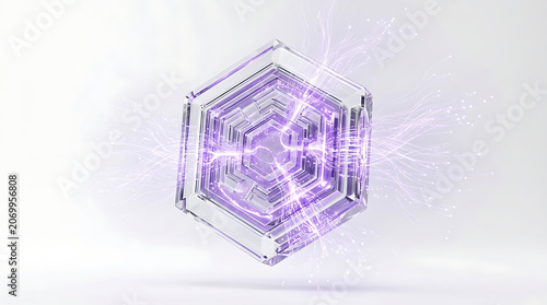 Isolated Geometric Crystal Structure with Electric Energy Discharge