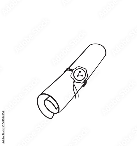 hand drawn icon illustration for gaining and sharing skills