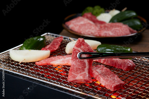 食欲そそるおいしそうな焼肉