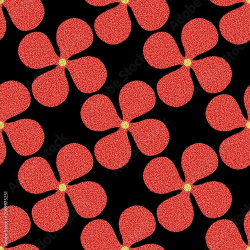 seamless pattern with flowers