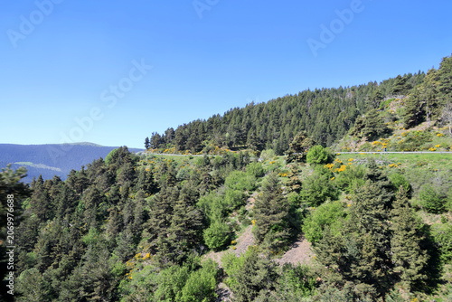 Mountain landscape in the Tet Valley, France