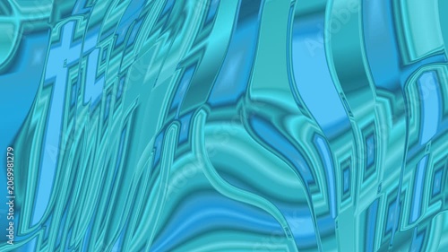Motion Background Cyan Ice Blue Futuristic Cube Crystal Tile Corporate Presentation Presentation