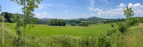 Panorama Landschaft in der Rhön / Deutschland
