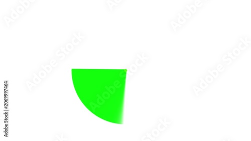 Bright Green Radar Sonar Scan Display Animation
