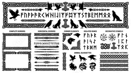 Black and white alphabet stickers.