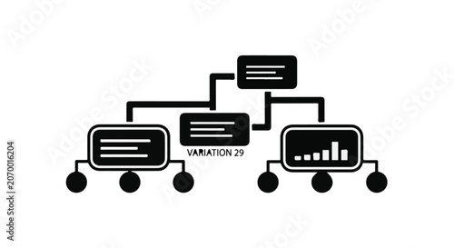 Diagrams representing hierarchical data structures help visualize complex workflows.