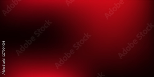 Abstract red gradient on a black background with glossy glass stripes and soft waves creating a distorted simple