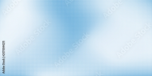 Modern blue background design with layers of textured white transparent material in triangle abstract