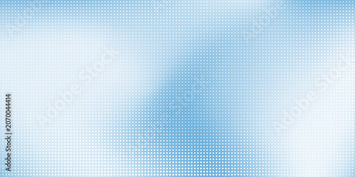 Modern blue background design with layers of textured white transparent material in triangle abstract
