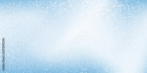 Modern blue background design with layers of textured white transparent material in triangle abstract