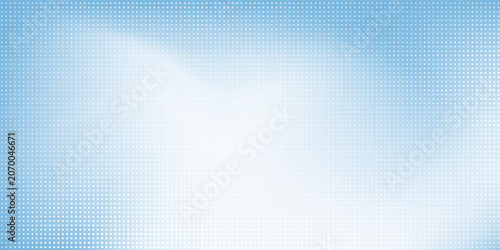 Modern blue background design with layers of textured white transparent material in triangle abstract