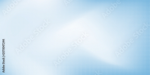 Modern blue background design with layers of textured white transparent material in triangle abstract