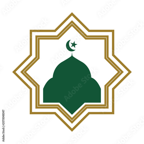 Modern Mosque Dome Logo