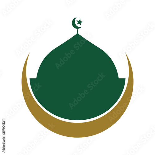 Modern Mosque Dome Logo