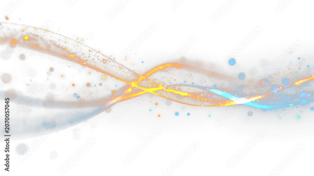 Obraz premium Colorful swirls of dust and light dance on a bright background in a creative display of abstract forms and textures, light overlay, PNG