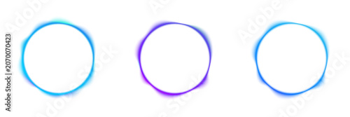 Blue abstract wave circle on dark background. Abstract circle frame with wave lines pattern flowing. Concept of techno music, modern technology, cyber AI and artificial intelligence PNG.