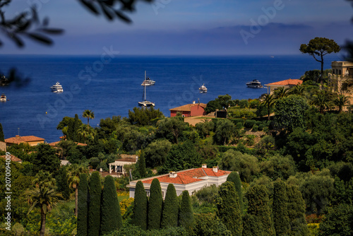 фотографія Aerial view of luxury villas on Saint Jean Cap Ferrat peninsula on the French Ri