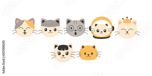 Cute Cat Head