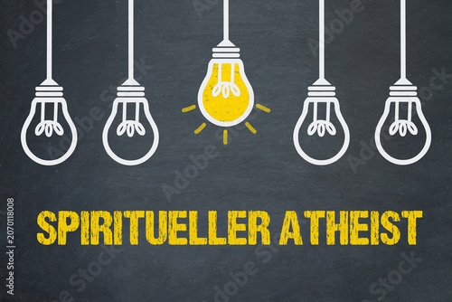 Bild auf Leinwand Spiritueller Atheist